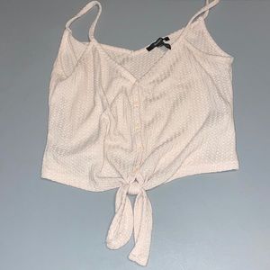 forever 21 pink crop tank top